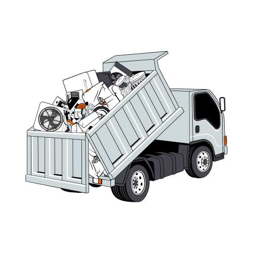 E A Herbaugh Hauling Junk logo