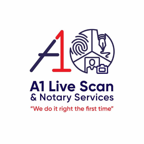 A1 Live Scan & Notary Services logo