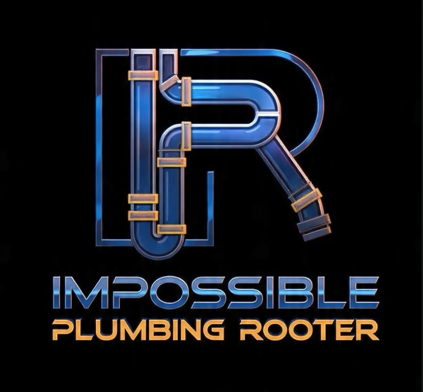 Impossible plumbing rooter logo